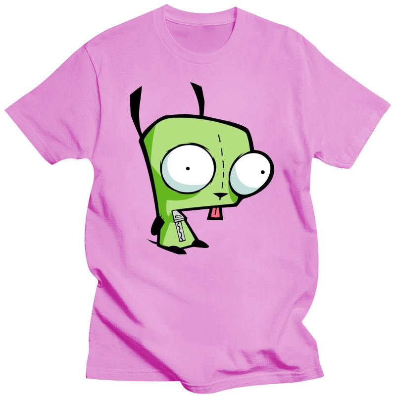 Unisexs Clothing  Gir - Hoodie (Invader Zim) T Shirt Invader Zim Tee Dog Robot Nicktoon Nicktoons Cartoon Cartoons Scene 2000s Inva