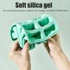 Silicone Ice Pop Molds 4 6 Cavity DIY Popsicle Maker for Home Summer Ice Cream Lolly Tray Green 4 Pack