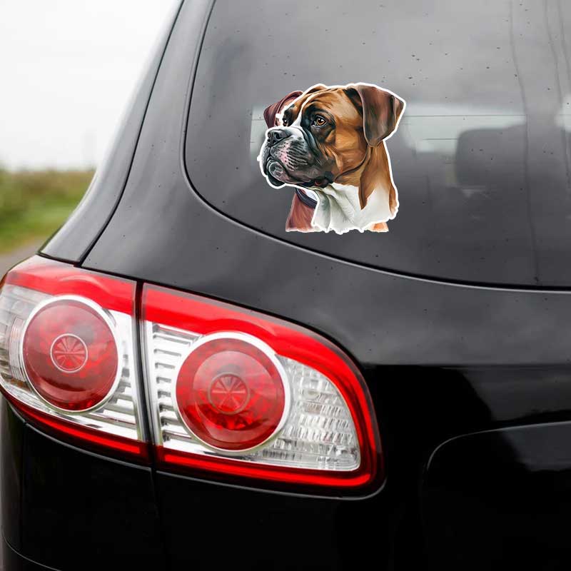 Lover Car Sticker German Boxer Dog Vinyl Decal Waterproof Rear Window Motorcycle Camper Bumper Truck Laptop Decoration Y18