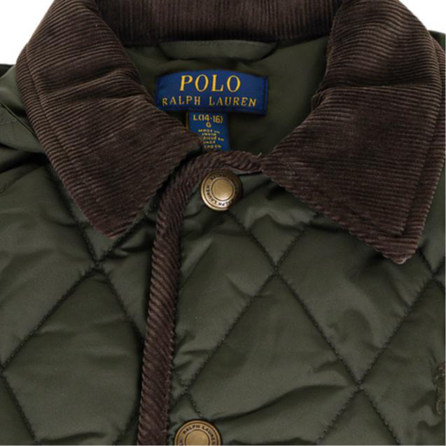 Polo Ralph Lauren Хлопковая куртка FW25 Стеганая Длинный рукав Однотонная Детская Детские куртки 323943455-005