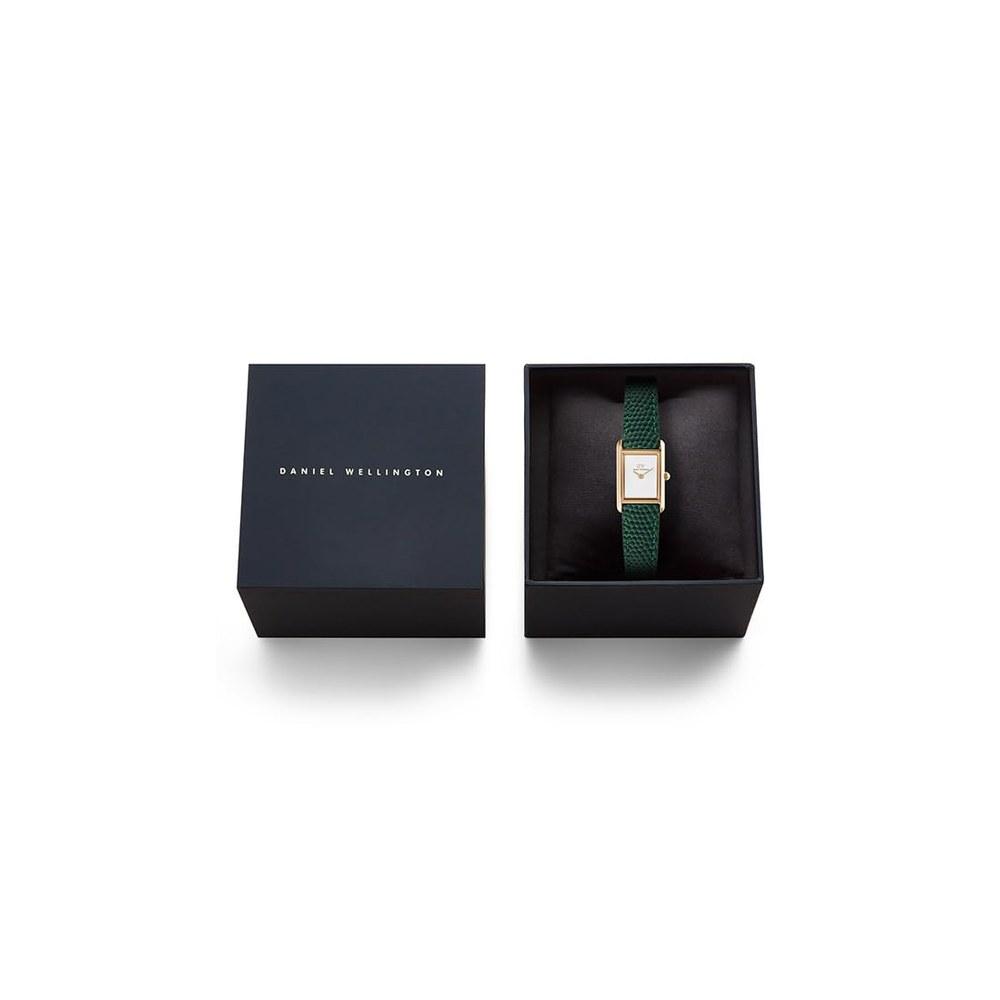 Женские наручные часы Daniel Wellington Bound Mini 17x25,9 Черная ящерица Белый G Модный подарок для женщин 20-30 лет Любимой Девушке