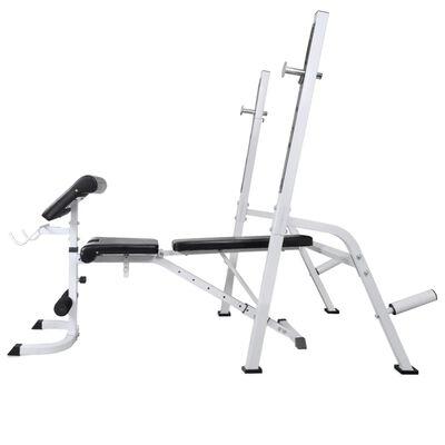 vidaXL Training Bench with Weight Rack Dumbbell Set 90 kg