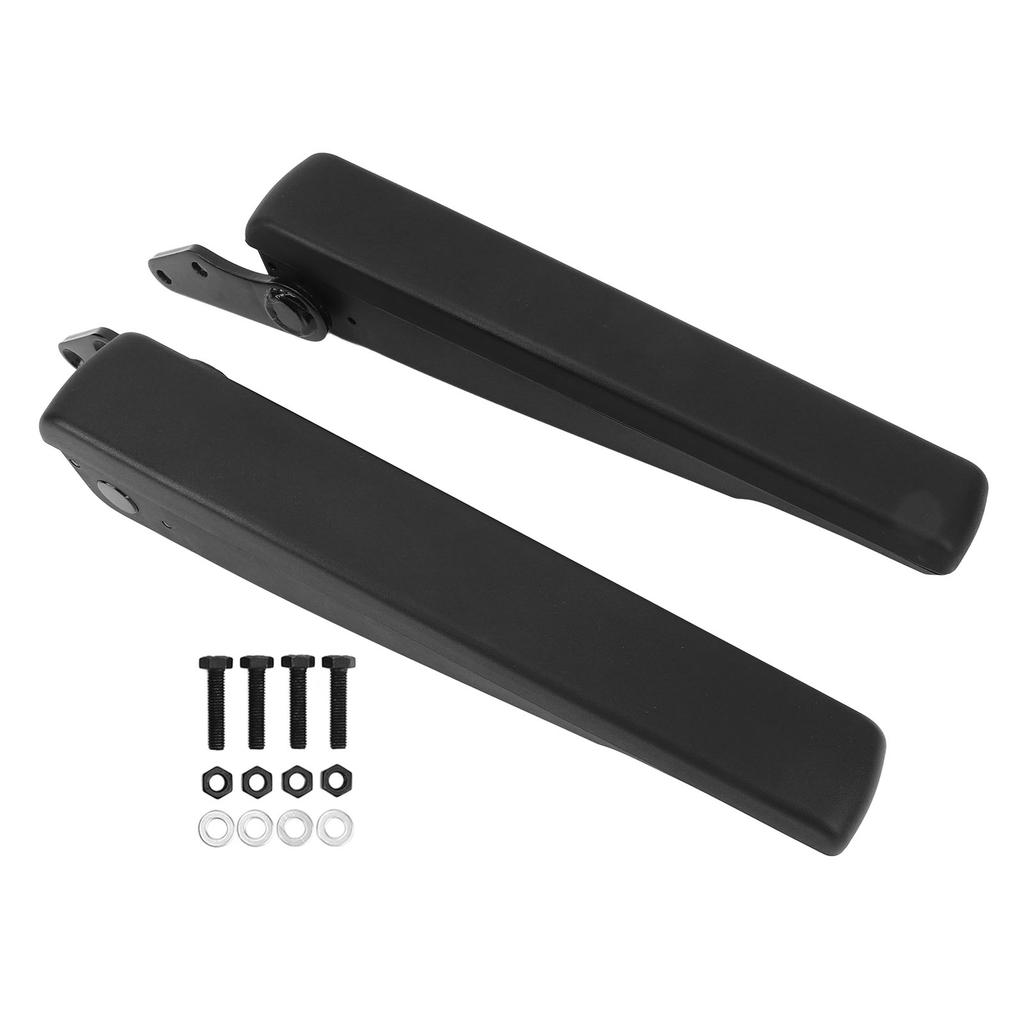 380mm Car Seat Armrest 0‑120 degrees Adjustable Shock Absorption Universal Pu Leather Folding Arm Support for RV Van