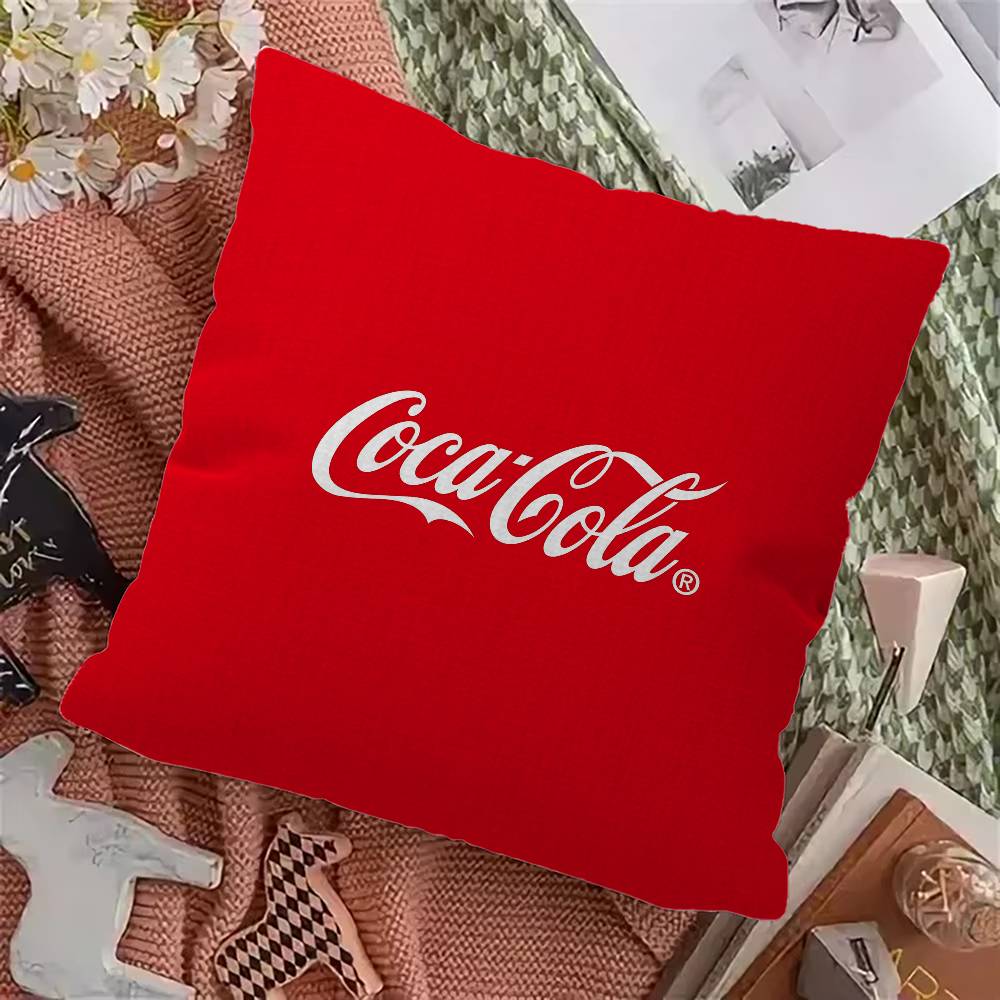 Подушка C-Coca C-Cola Подушка с аниме Подушка для дивана-кровати Наволочка для изголовья Подушка-чехол 45X45 см Мода