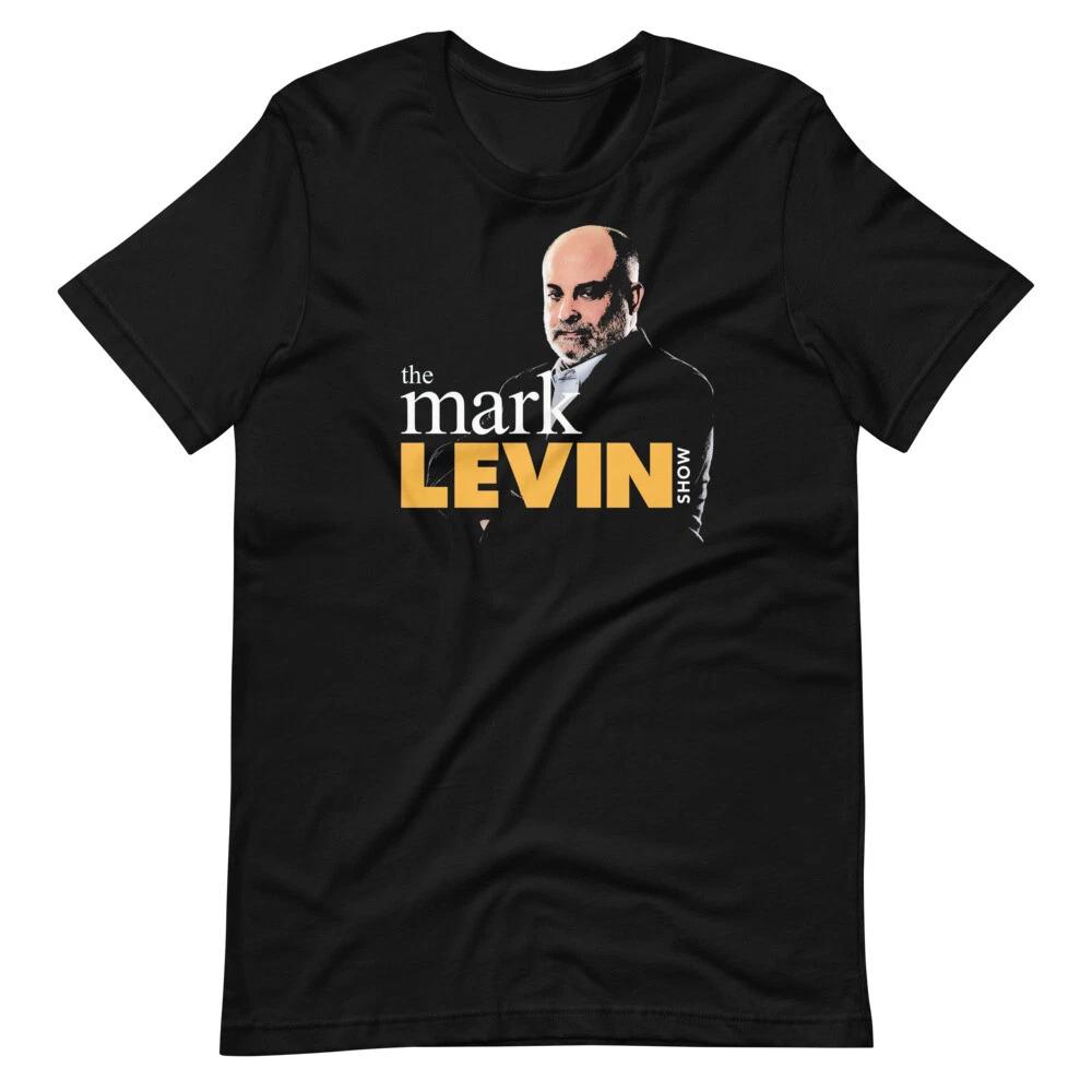 THE MARK LEVIN SHOW Tee Short-Sleeve Unisex 100% Cotton T-shirt Mens Tees Top
