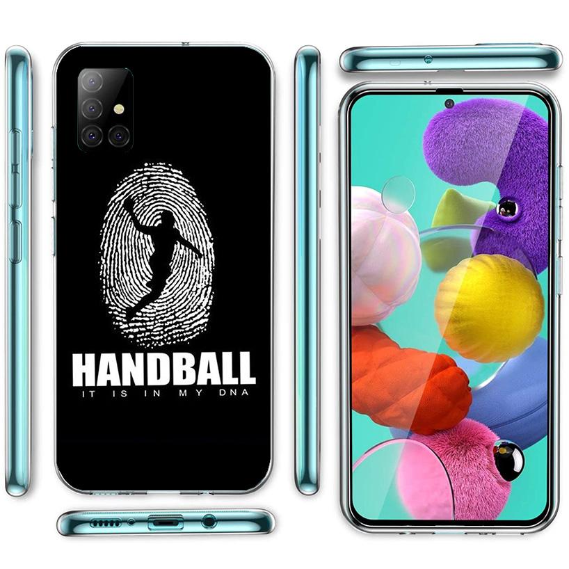Handball Sport Cover Phone Case For Samsung Galaxy A12 A22 A32 A52 A72 A02S Phone Case Note 20 Ultra 10 S10 Plus A51 A71 A50S A2