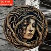 Винтажная деревянная табличка 'Дух Леса' Декор для деревенского домика Лесная тематика Подарок для дома Сада