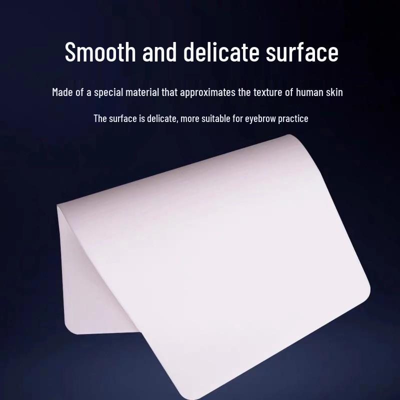 Полуперманентный татуаж бровей, тренировочная силиконовая кожа для начинающих