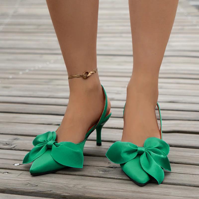 Летние женские новые роскошные туфли на высоком каблуке с острым носком, повседневные милые туфли-лодочки для офиса, женские босоножки, свадебные туфли 2024