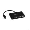 Hub USB 2.0 - STARTECH.COM - ST4200MINIC - 4 ports - USB-C vers 4x USB-A - Compact et léger
