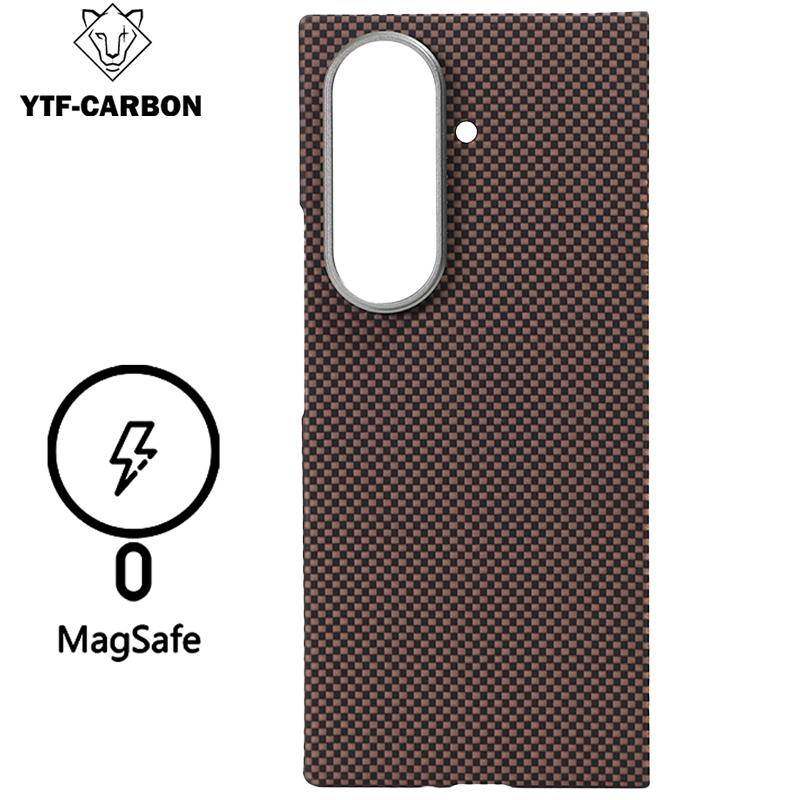 YTF для Samsung Galaxy Z Fold 7 Чехол из арамидного углеродного волокна Келар 5 Ультратонкий 6 Легкий Защитный Чехол Z Fold 7