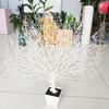 Искусственная ветка коралла 16,5" Имитация морской коралловой ветки Поддельное украшение для аквариума для аквариума Пейзаж Свадебный Домашний декор