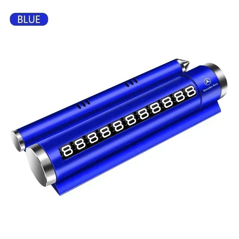 DQQ3 Car Temporary Parking Number Plate Aluminium Alloy Roller Adjustable Car Parking Plate For Mercedes Benz W211 W204 W210 CLA GLA