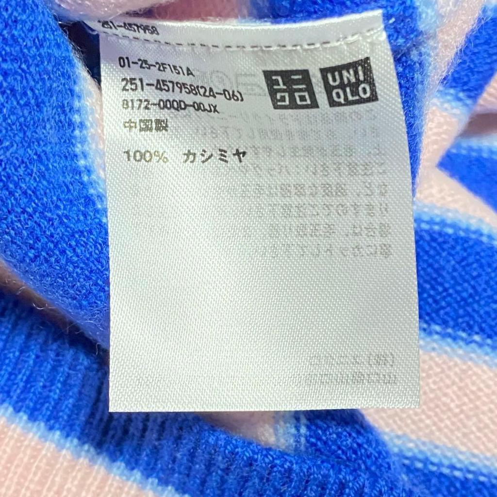 Б/у [Новый с биркой] UNIQLO MARNI Кашемировый свитер с воротником-гольф L