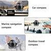 Car Dashboard Compass On Board Compass Navigation Compass Electronic Sea Pivoting Ornaments Gauge Universal For Boat Marine Ship
