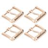 Belt Buckle Single Prong for Leather Strap Windbreaker Replacement DIY Accessories 20mmGold