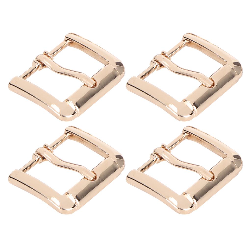 Belt Buckle Single Prong for Leather Strap Windbreaker Replacement DIY Accessories 20mmGold