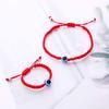 Браслет от сглаза Регулируемый Счастливая красная нить Каббала Защитный браслет Мама и я Парный набор браслетов для семьи мальчиков девочек