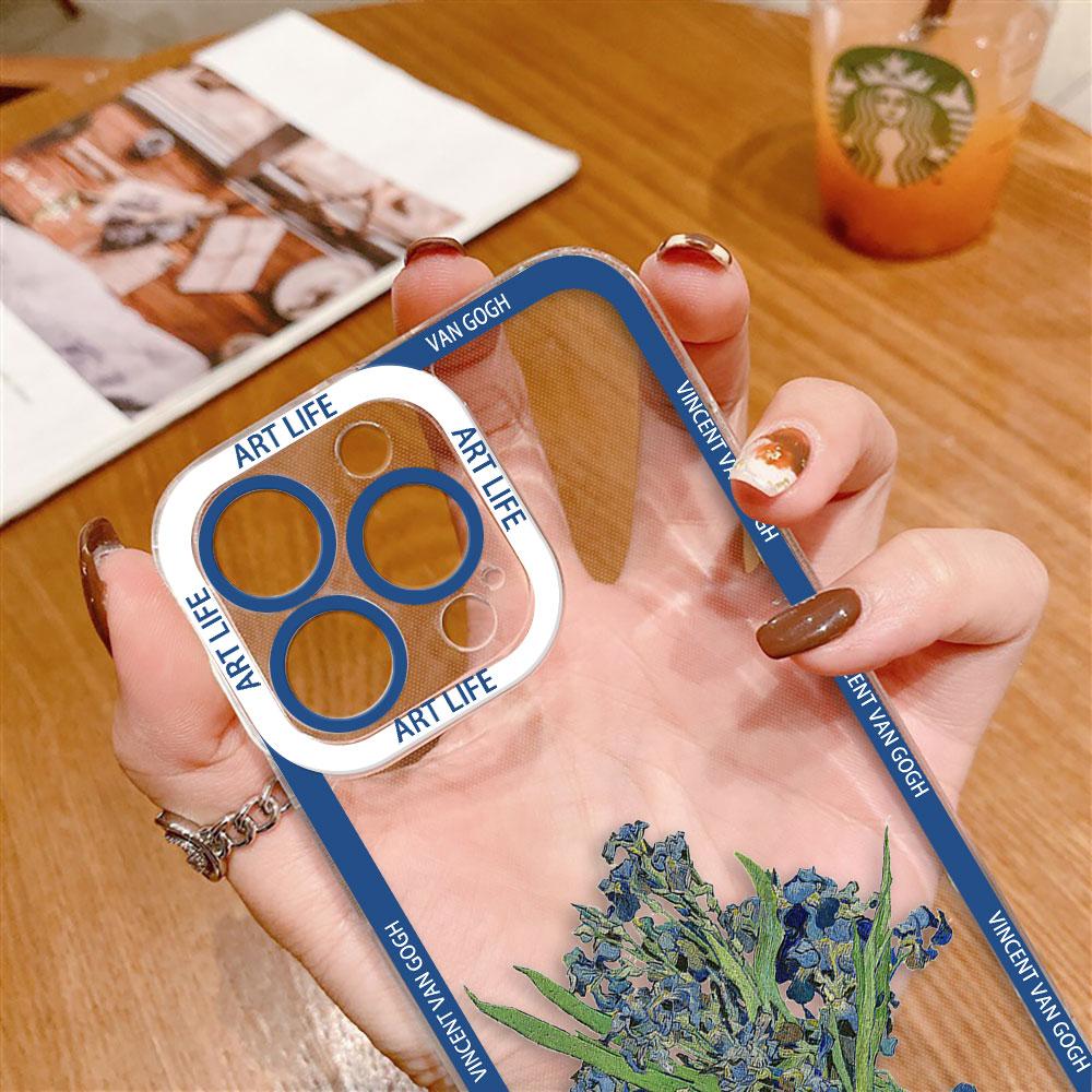 V-Van G-Gogh Звездная ночь Чехол Прозрачный чехол для телефона Для Redmi Note 15 14 13 12 11 11T 11S 10 9 10S 9S 8 Pro Max Plus Защитный чехол