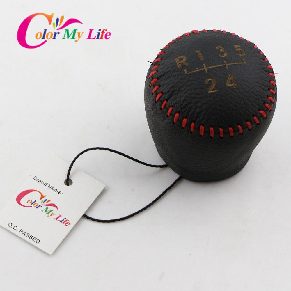 Кожаный защитный чехол Color My Life с 5 скоростями для Kia Forte Soul для Hyundai Elantra I30 MT, ручка переключения передач