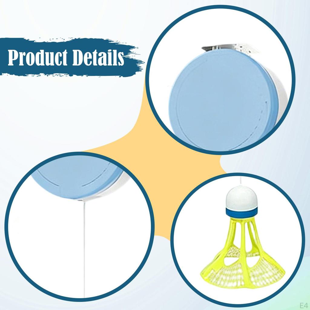 Badminton Train Self Practice Aid Adjustable Remote Control Study for Office, Home,