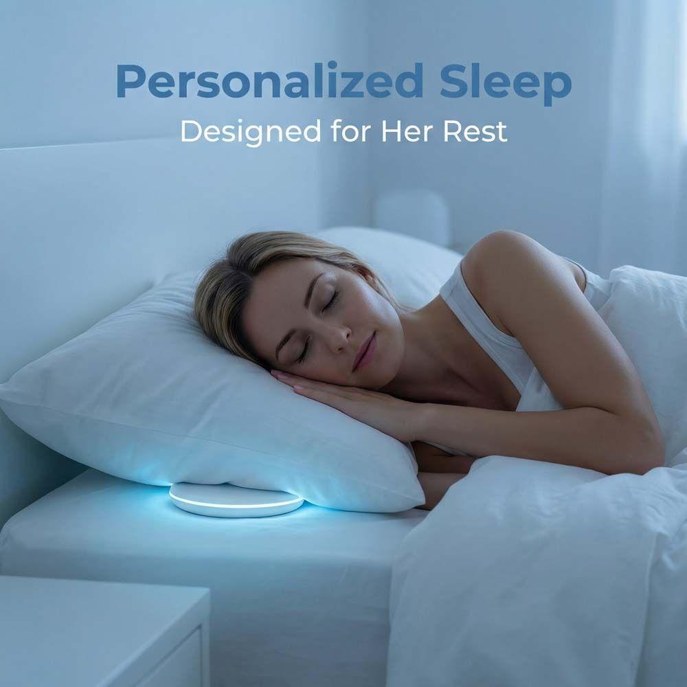 Built-in White Noise Wireless Sleeping Speaker HiFi Stereo Sound Bedroom Pillow Speaker  Home Use