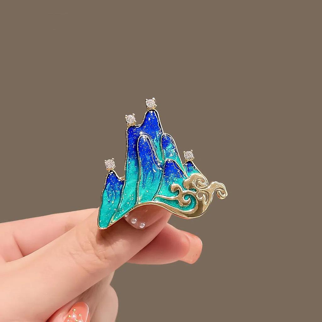 Sunward Growth Sunflower Brooch: Elegant Women's Corsage Pin for College Entrance Suits