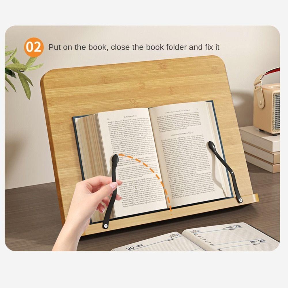 Comfortable Reading Reading Holder 8 Adjustable Tilt Angles Cookbook Bracket  Study Room