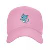 Модная бейсбольная кепка Happy Cat Fairy Tail женская унисекс дышащая японская аниме манга шляпа для папы летние спортивные шапки Snapback кепки