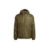 Striped Zip-Up Hooded Jacket Men Jackets Olive-Green GT9154