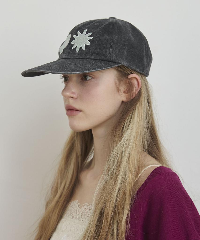 NEWYORKWORKS Apple Patch Logo Camp Cap_Black
