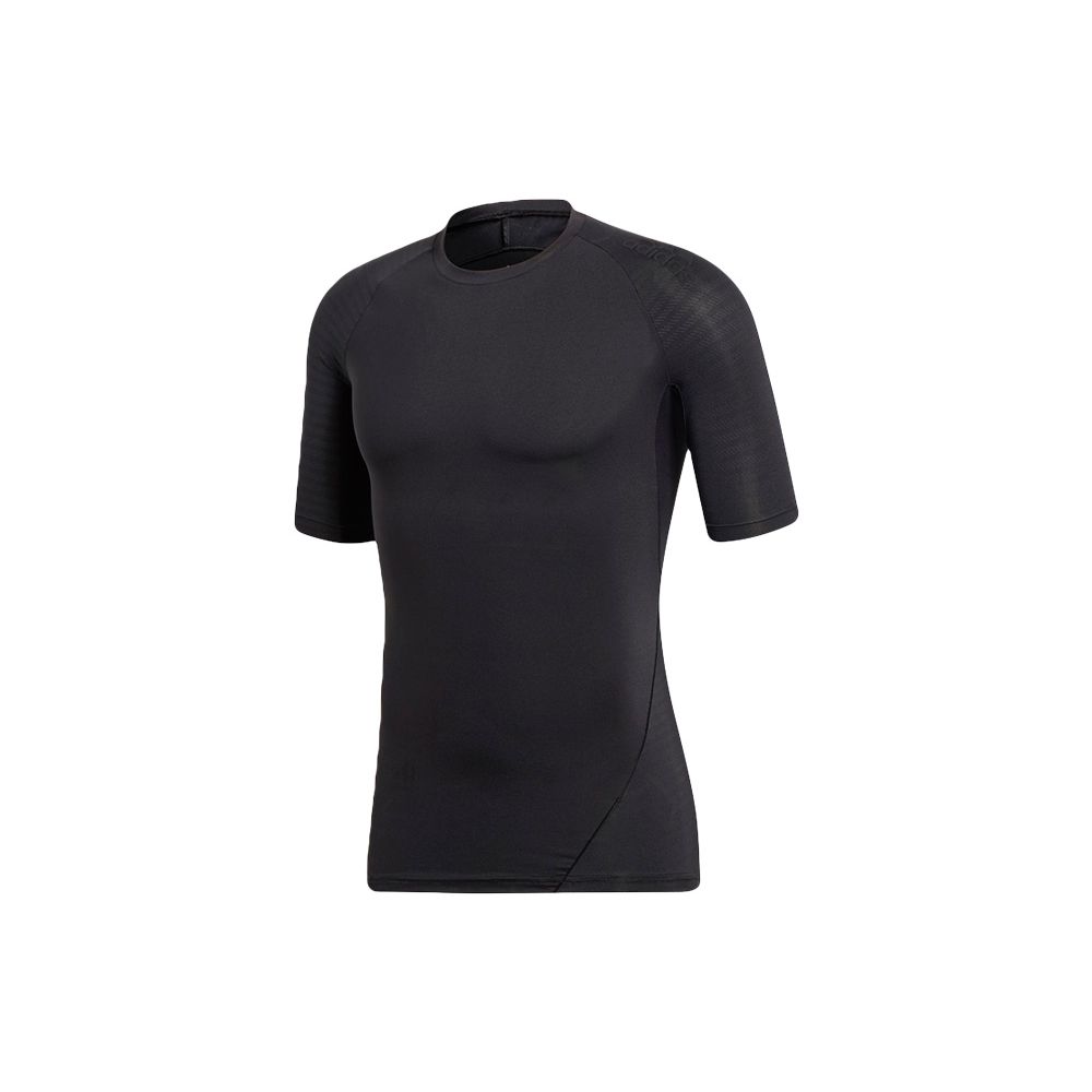 adidas Футболка Ask Tec с коротким рукавом для тренировок, мужские топы, черные CF7171