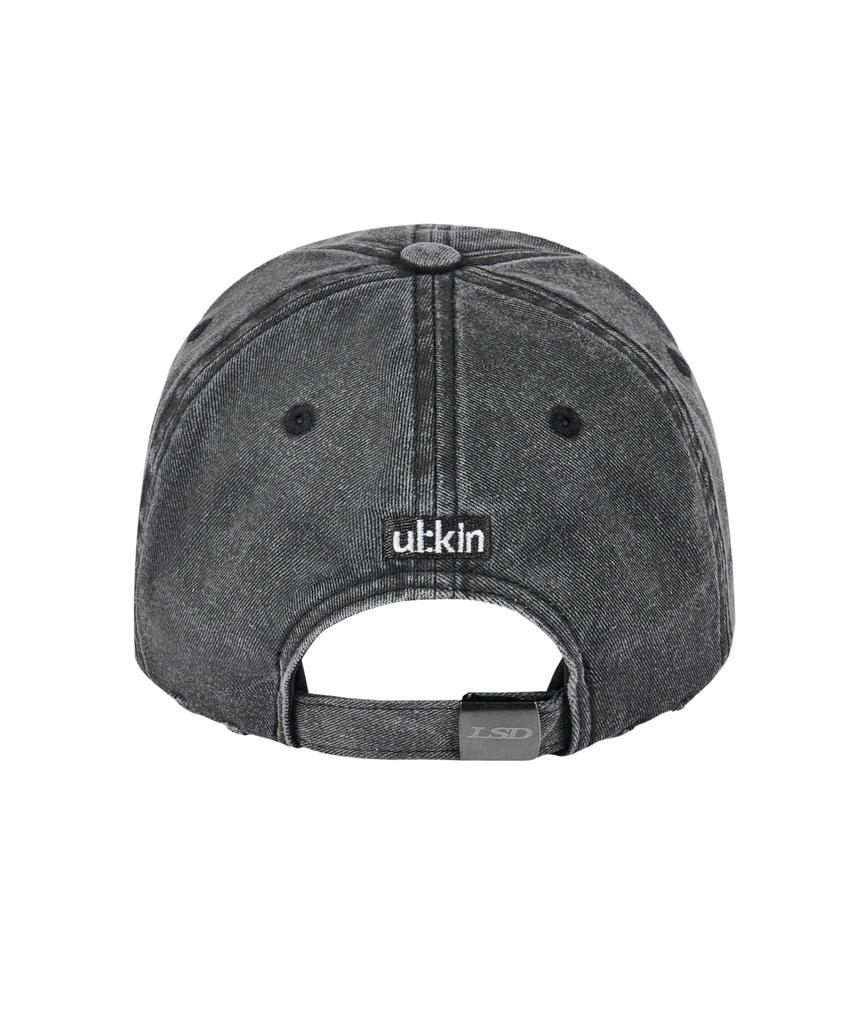 ULKIN [Runway] Вышивка Мугун Пигментная Бейсболка_Угольный