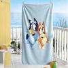 Bluey Bingo Adventure Beach Towel Soft Durable Quick-Dry Comfortable Lightweight Suitable for Swimming, Gym, Camping, Yoga Vacation