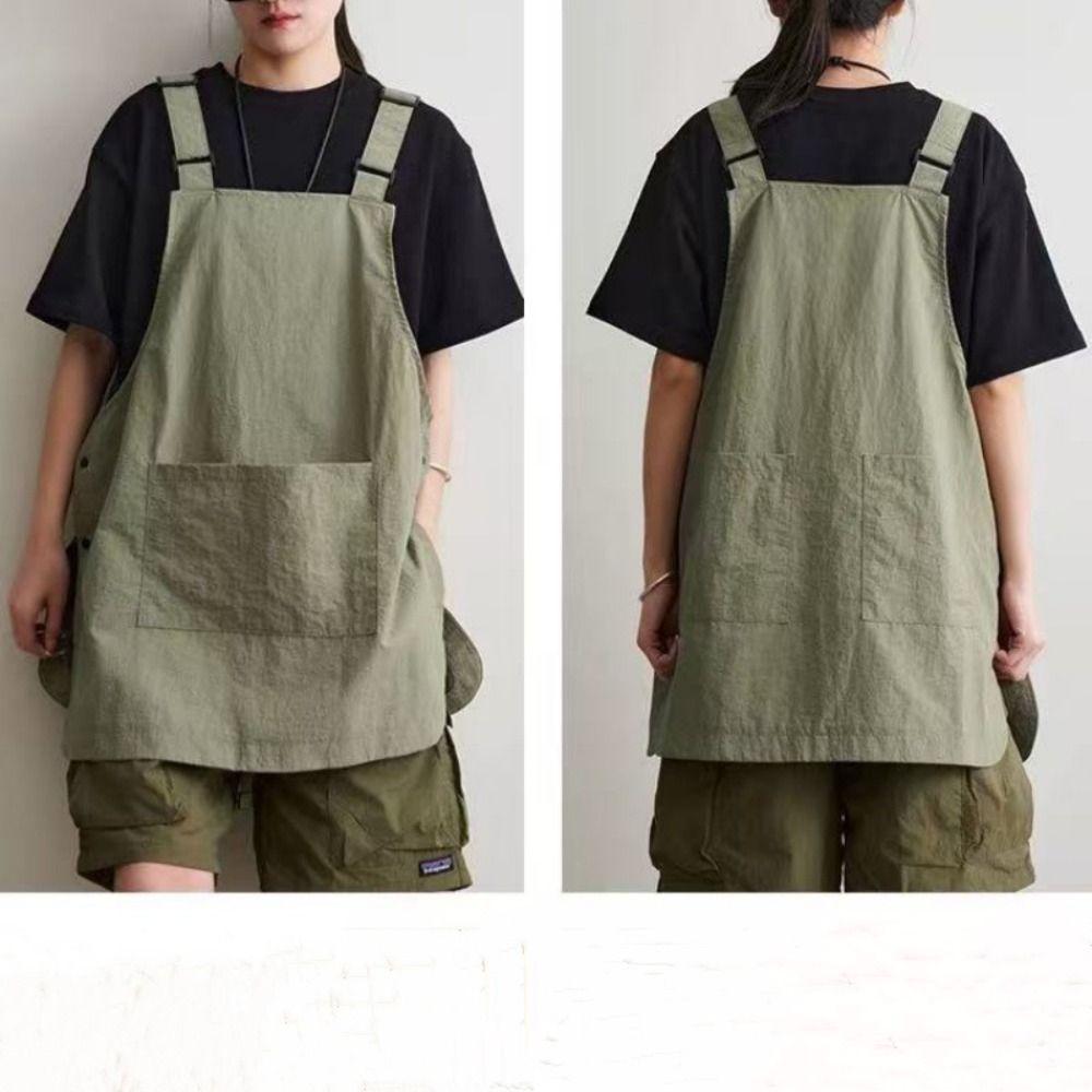 Креативные однотонные фартуки для выпечки и готовки, дышащая рабочая одежда без рукавов, защитная рабочая одежда, кухонные аксессуары