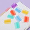 Candy Color Index Clip Plastic Letter Paper Label Clip File Classification Clamp  Student