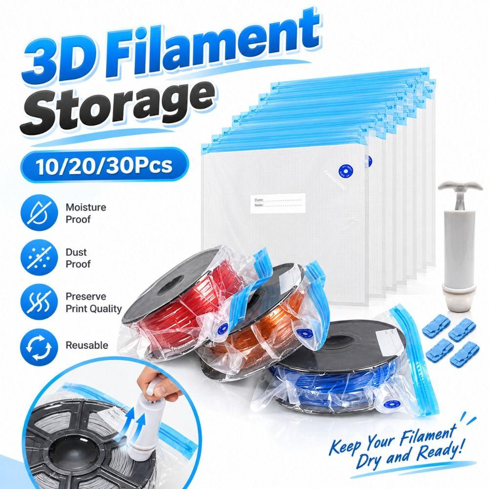Reusable 3D Printing Material Bags 3D Filament Storage  Printer Material Organization