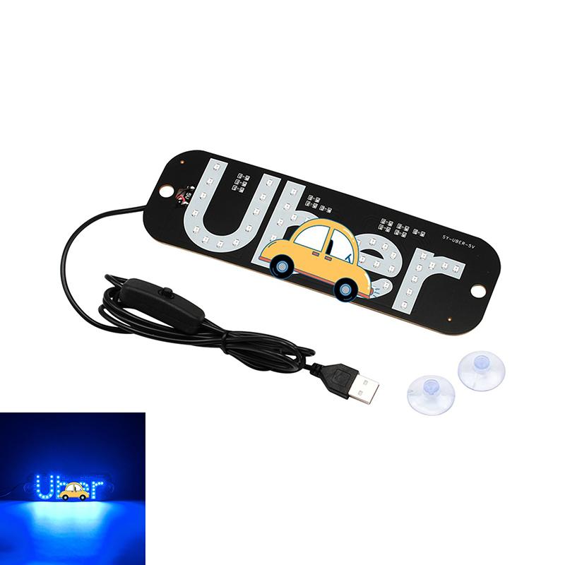 Светодиодный сигнальный фонарь для такси, сигнальная лампа для логотипа Lyft, светодиодные индикаторы панели кабины Usb, сигнальная лампа, автомобильная декоративная лампа