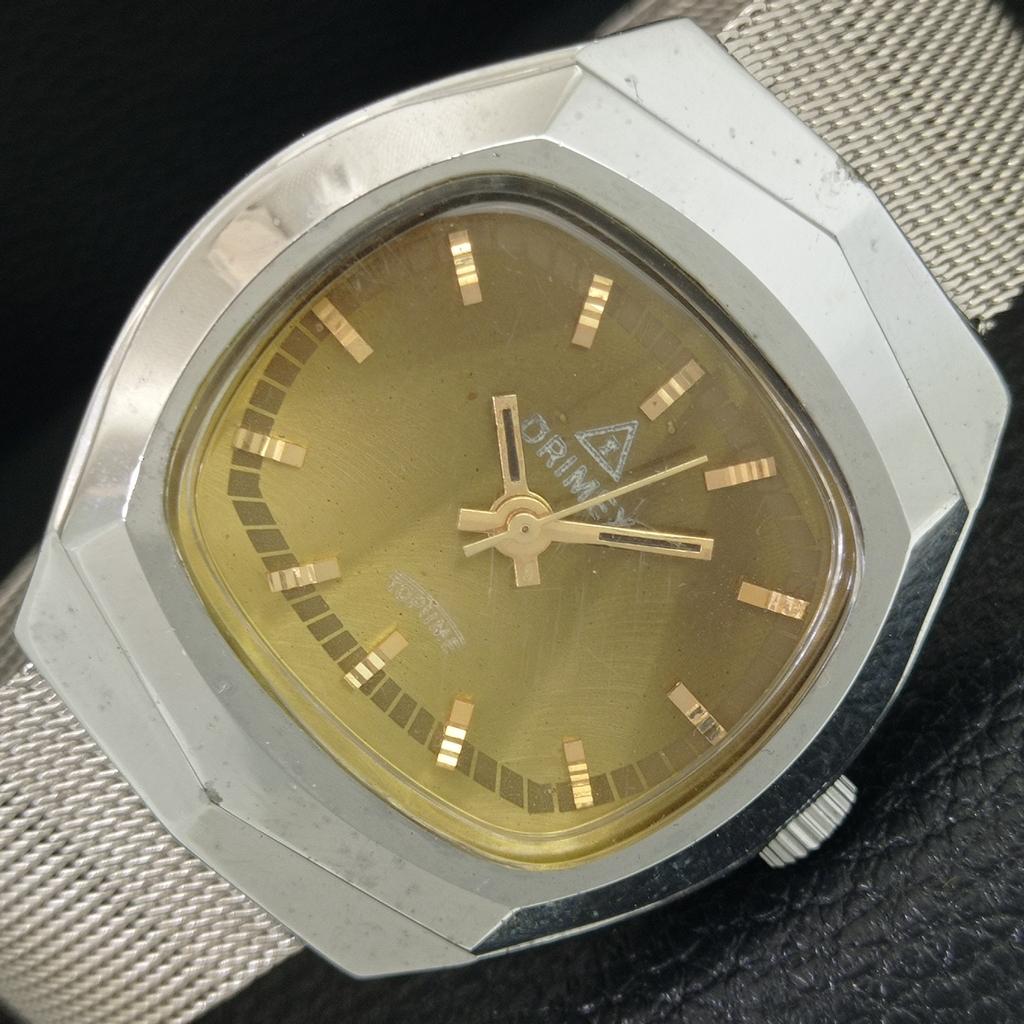 ВИНТАЖНЫЕ МУЖСКИЕ ЧАСЫ DRIMEX SWISS С РУЧНЫМ ЗАВОДОМ, ВОССТАНОВЛЕННЫЕ a704644-1
