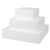 3 Pcs Foam Cake Model Cubic Party Supplies Christmas Practice Practicing Wedding Dummies Baking Models