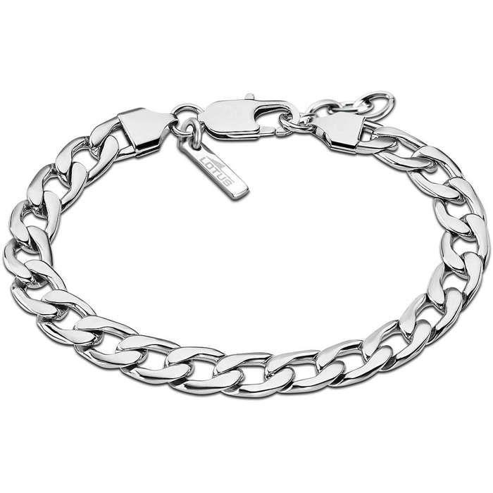 Bracelet - LOTUS STYLE - LS1934-2-1 - Acier - Argenté - Maille gourmette