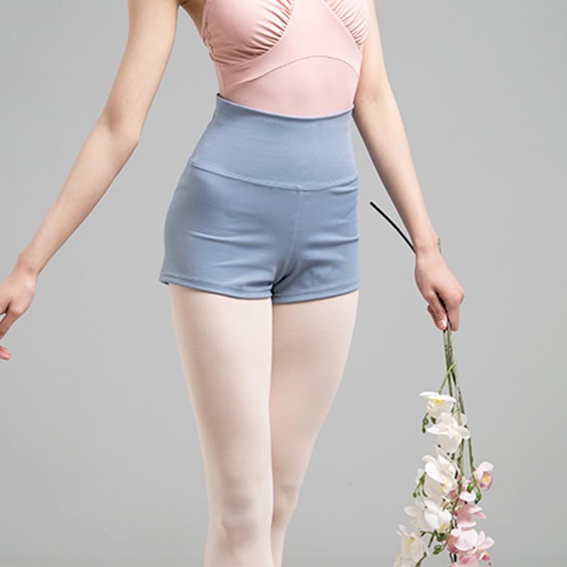 High-Waisted Ballet Dance Shorts Women Stretchy Training Underwear Gymnastics Workout Bottoms
