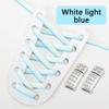 Diamond Magnetic Lock Shoelaces Gradient Elastic No-Tie Shoe Laces for Sneakers Kids & Adults Rubber Bands for Easy Fit