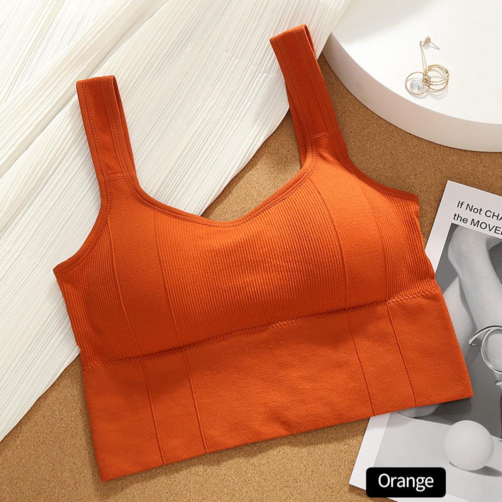 Women Seamless Yoga Bra Breathable Sports Bra Anti-sweat Fitness Top Shockproof Crop Top Push Up Sport Bra Gym Workout Top