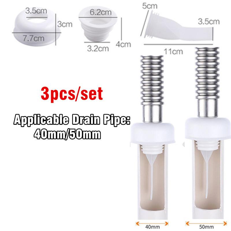 Silicone Drain Pipe Deodorant Sealing Plug Floor Drain Cover 40/50/70mm Sink Drain Stopper Anti Gravity Water Kitchen Accessorie