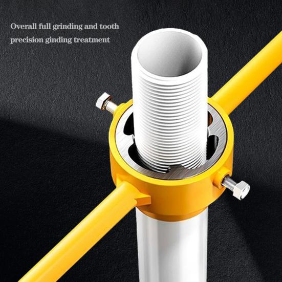 Pipe Threader Plumbing Tool Kit T-Shaped Handle Design Easy To Use Wide Application