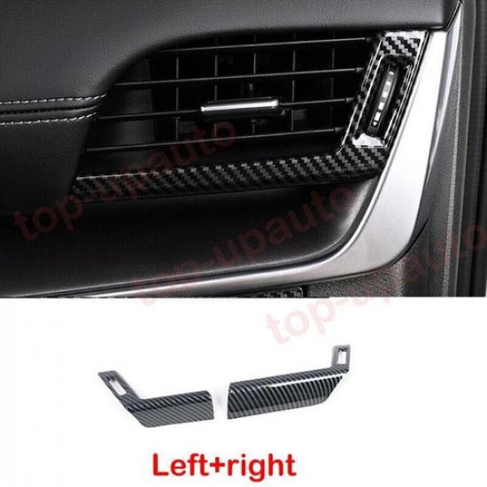 For Nissan Rogue - ABS Carbon Left and right Air Vent Outlet Cover trim