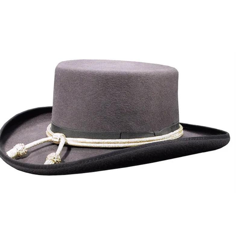 Производитель украшенных тесьмой шерстяных фетровых шляп