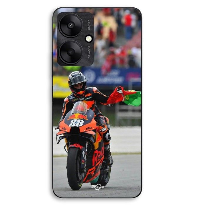 Coque Pour Xiaomi Redmi 13C 5g Miguel Oliveira moto gp drapeau Portugal Maniacase