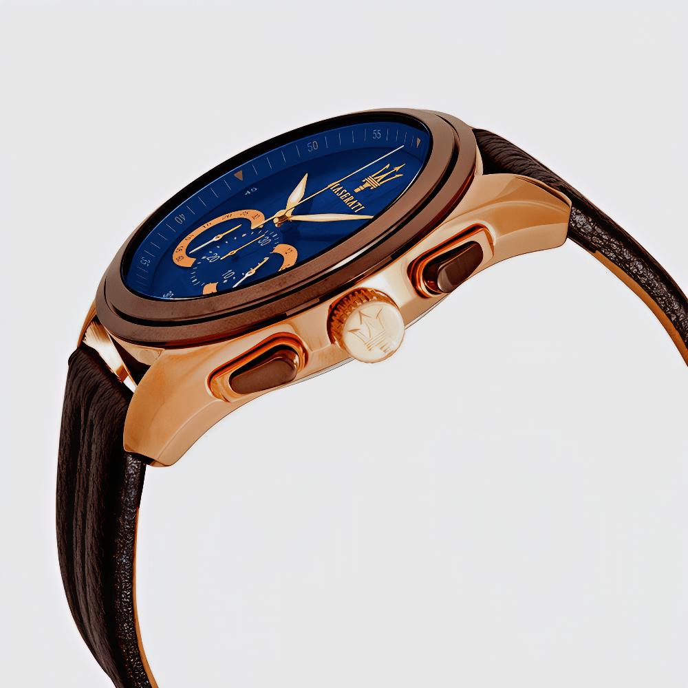 Maserati R8871612024 Мужские часы Traguardo Chronograph с синим циферблатом